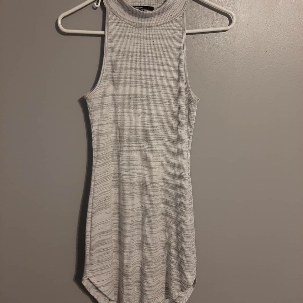 MockNeck Sleeveless Dress